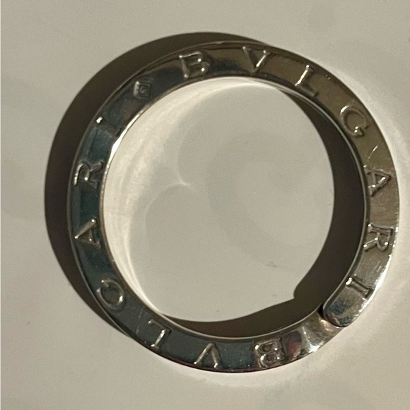 Auth $3 start BVLGARI Key Ring /Pendant SV925 11.4g W/Box 💟⬇️please read NOTE ⬇️ - Picture 11 of 13